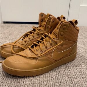 Nike Men's Brown High-Top Sneakers